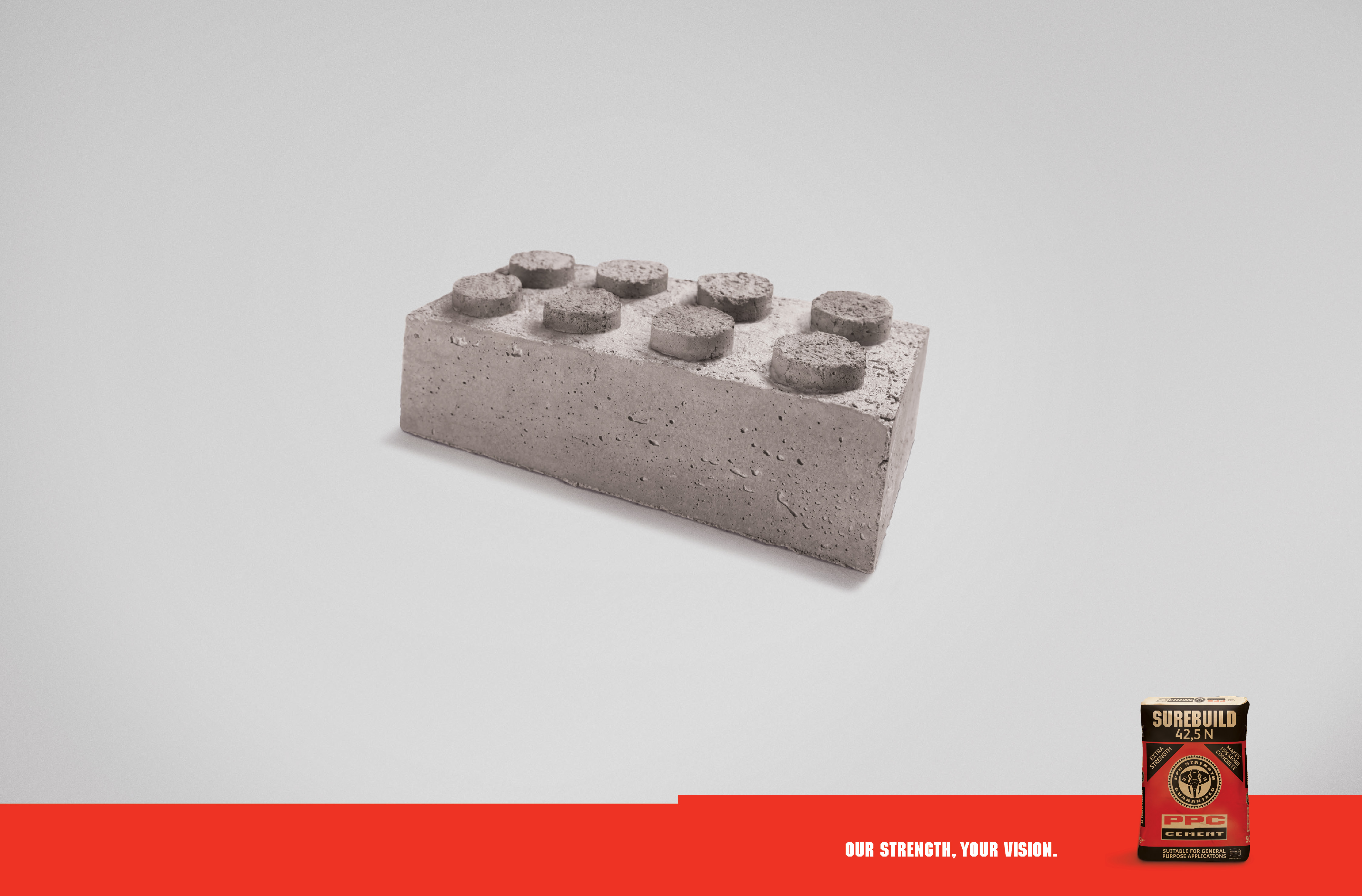 Print ad: PPC Cement: Brick